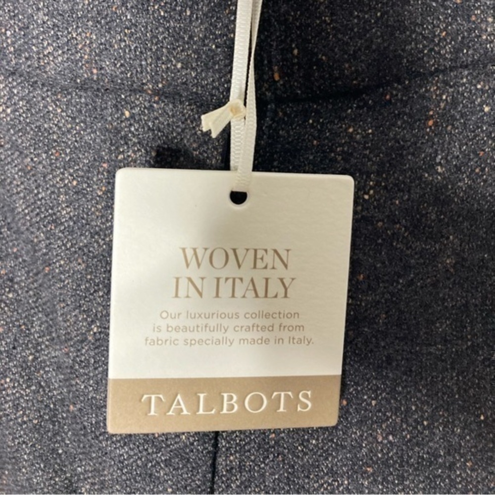 Talbots Luxe Donegal Windsor Wool Brown Speckle Pants - Picture 10 of 11